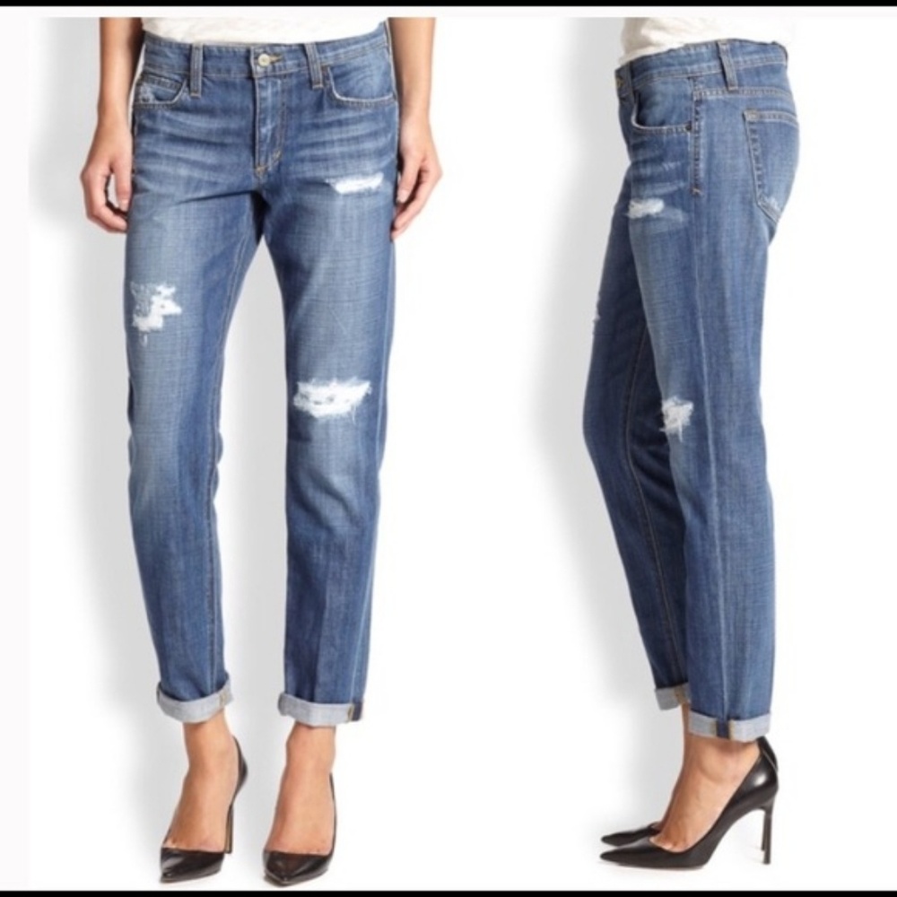 Joes Jeans Billie boyfriend cut distressed sz 28w